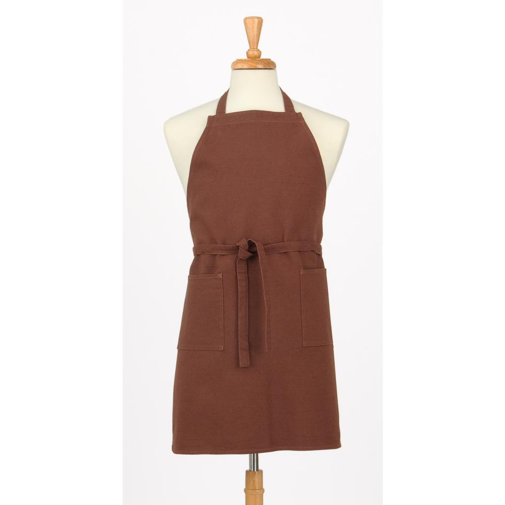 ASD Living Two Pocket Cotton Canvas Chef's Apron, Brown01431 The