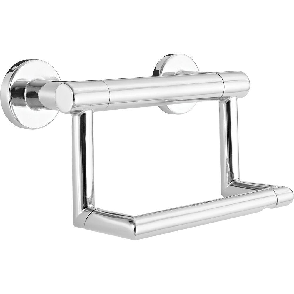 Delta Decor Ist Contemporary Toilet Paper Holder With Bar Delta Decor Ist Contemporary Toilet Paper Holder With Bar In Chrome