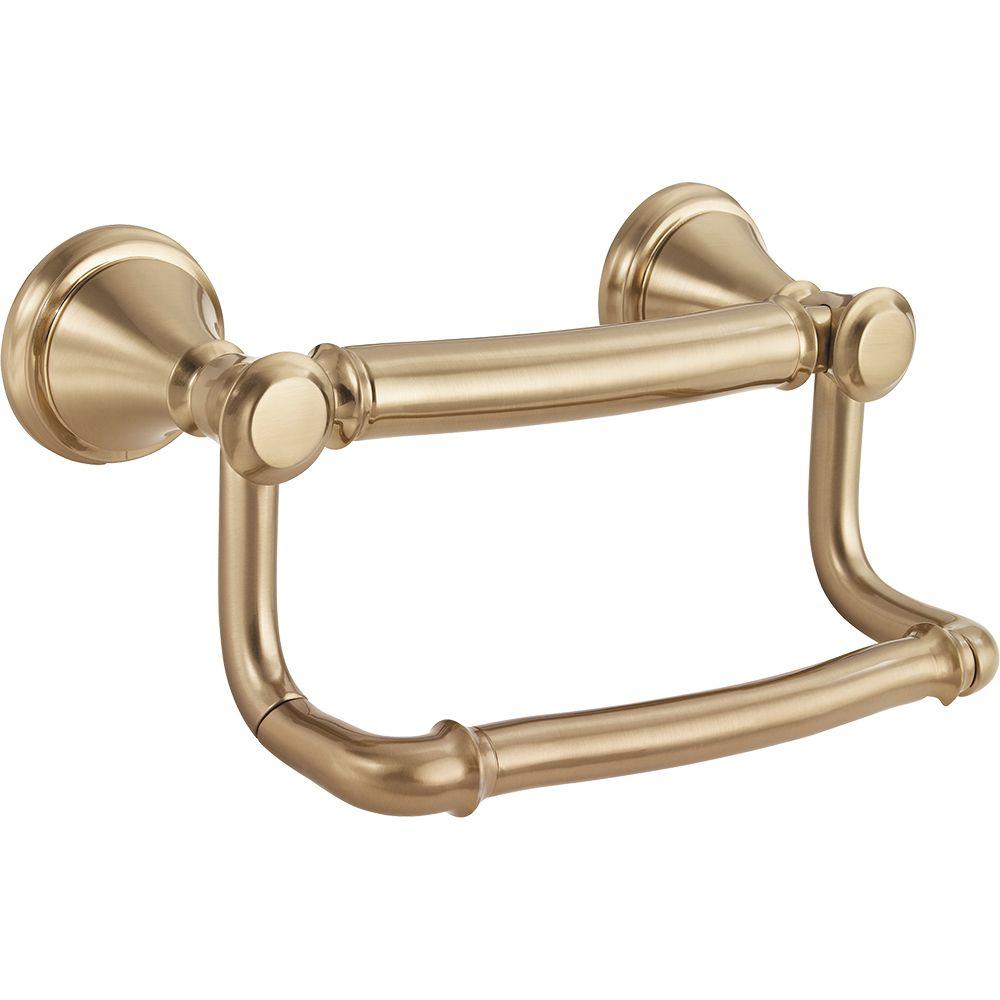 Delta Decor Assist Traditional Toilet Paper Holder with Assist Bar in