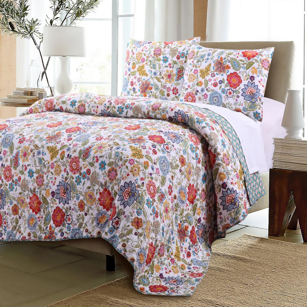 King Comforters Comforter Sets Bedding Bath The Home Depot Astoria 3 Piece White Full And Queen Quilt Set