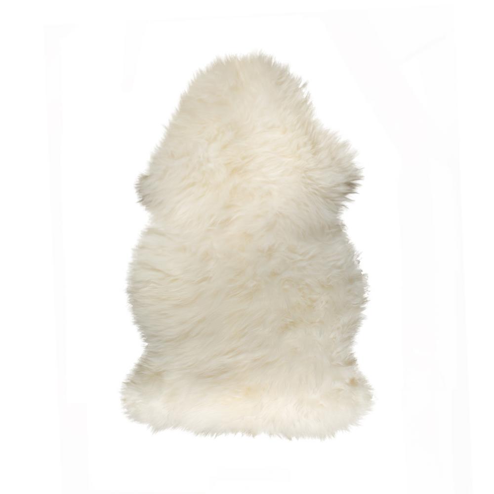 New Zealand Natural 2 Ft X 3 Single Sheepskin Area Rug New Zealand Natural 2 Ft X 3 Single Sheepskin Area Rug