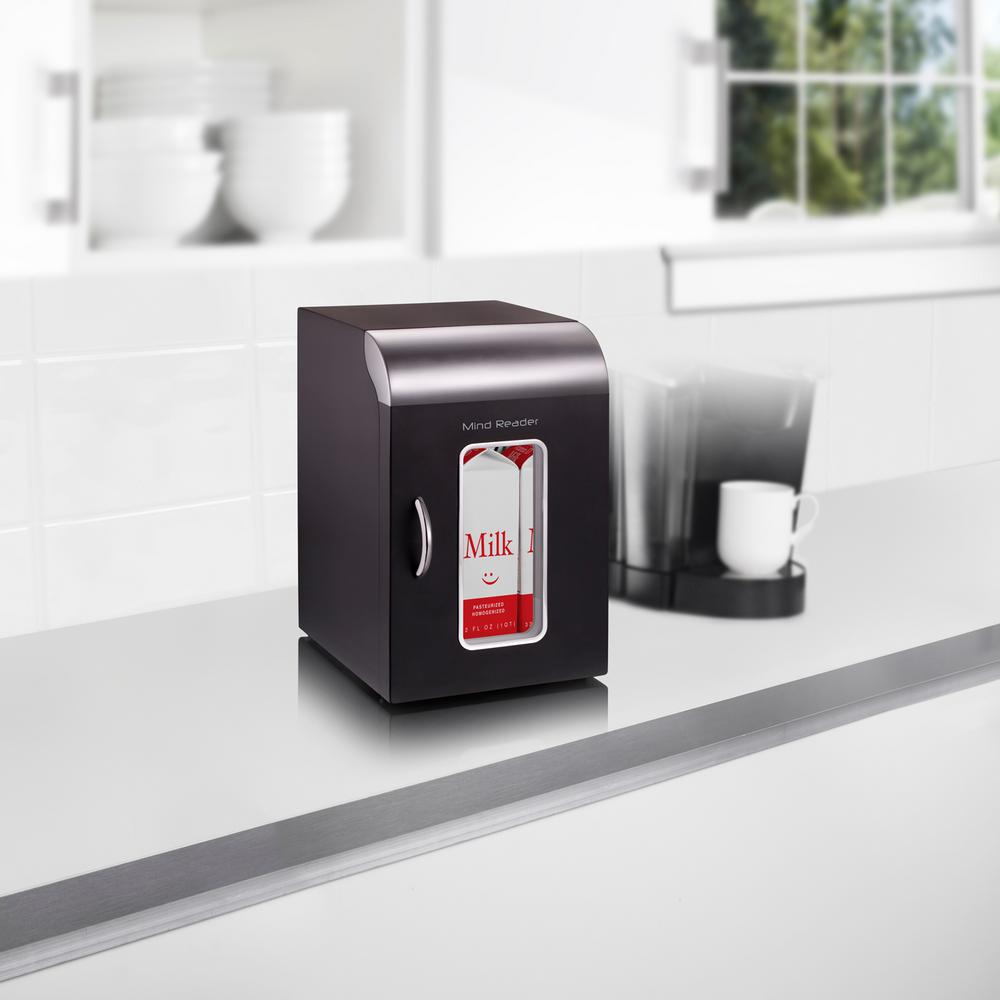 Mind Reader CubeMini Coffee Station Refrigerator, BlackREF01BLK