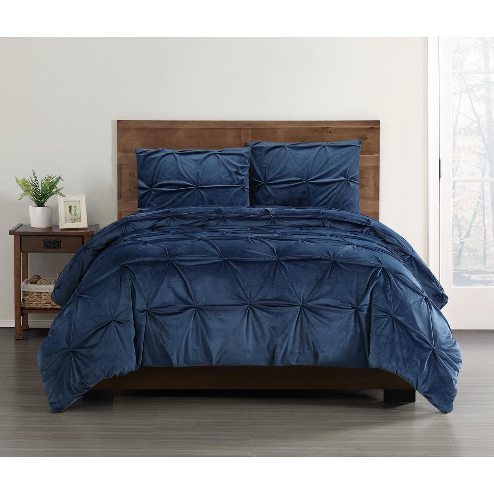 Truly Soft Everyday 2 Piece Navy Twin Xl Comforter Set Cs2681nvtx
