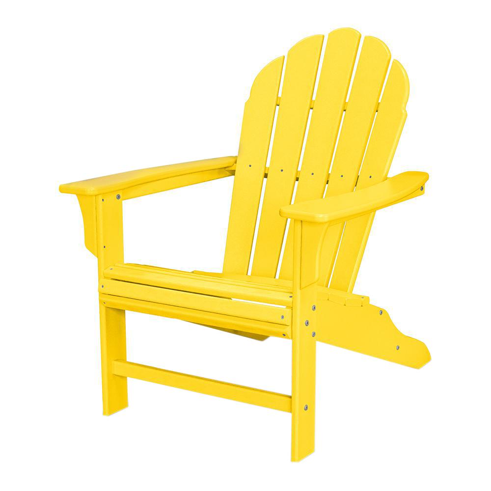 Trex Outdoor Furniture HD Lemon Patio Adirondack Chair-TXWA16LE - The
