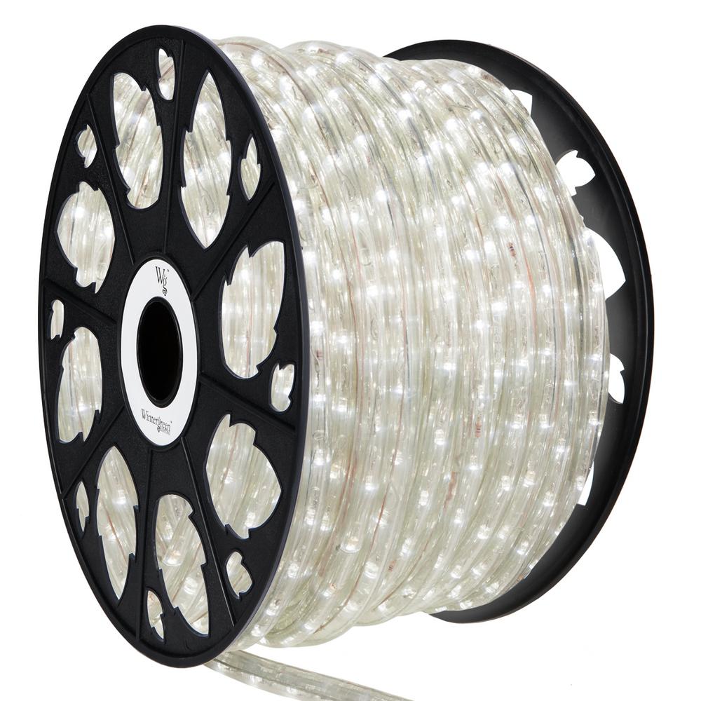 Wintergreen Lighting 150 Ft 1800 Light Led Cool White Le Rope Kit Wintergreen Lighting 150 Ft 1800 Light Led Cool White Le Rope Kit