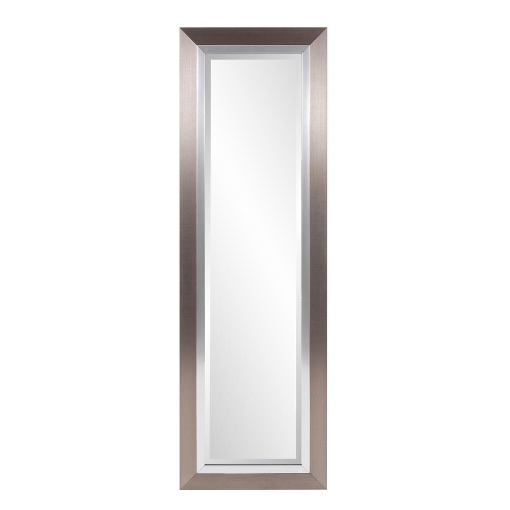 Howard Elliott Chicago Brushed Silver Tall Decorative Mirror69044