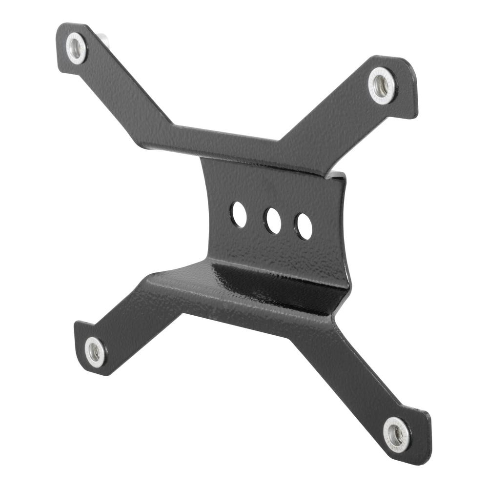 Outland 81503.90 Black License Plate Bracket for 3 Bull Bars Rugged Ridge
