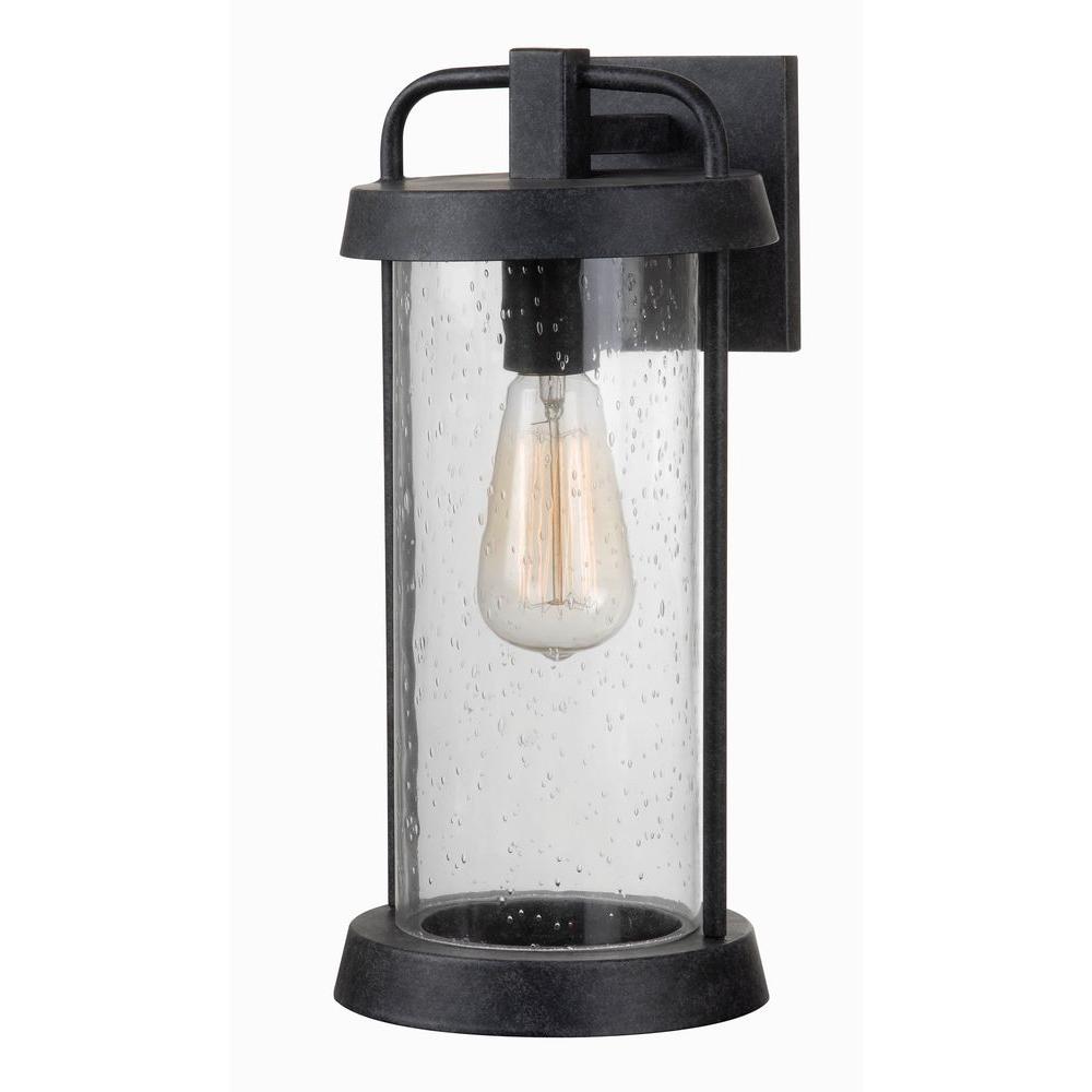 Industrial Hardware Included Kenroy Home Outdoor Lighting Gavin 1 Light Forged Graphite Large Lantern