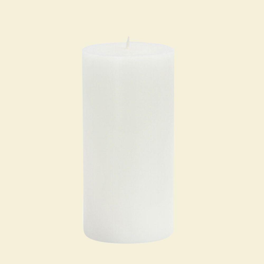 Zest Candle 3 in. x 6 in. White Pillar Candles Bulk (12Case)CPZ082_12 The Home Depot