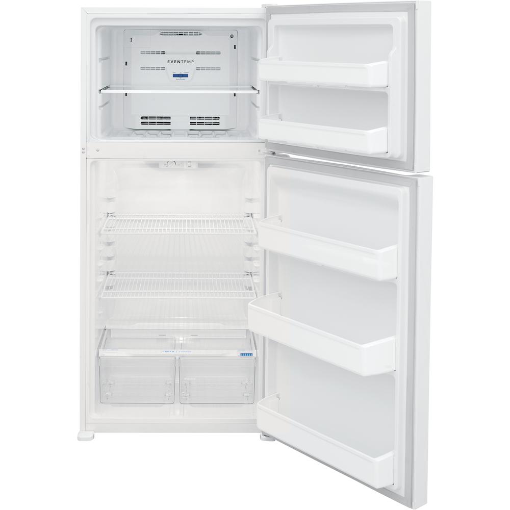 Frigidaire 18 3 Cu Ft Top Freezer Refrigerator In White Energy