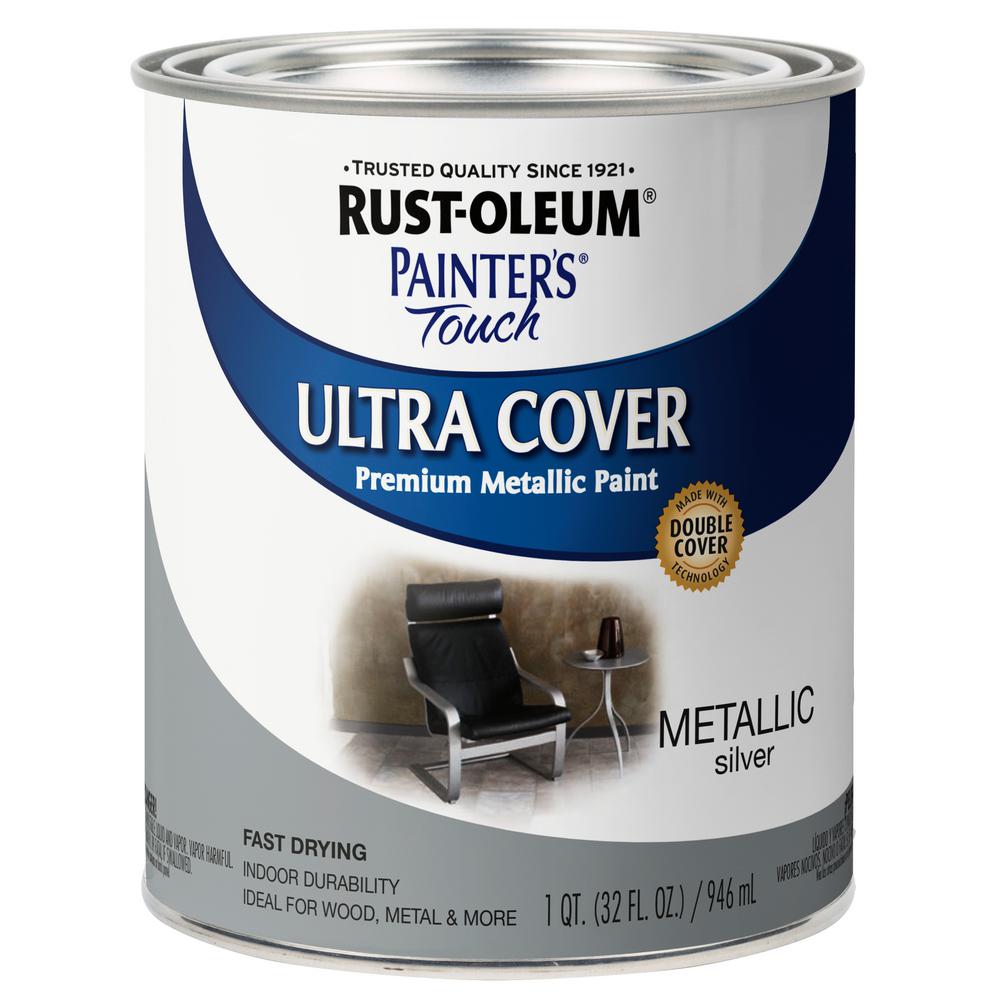 RustOleum Painter's Touch 32 oz. Ultra Cover Metallic Silver General Purpose Paint254100 The