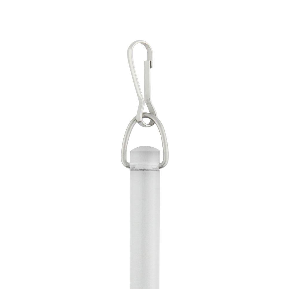 Rod Desyne 48 In Smooth Clear Pvc Baton With Metal Snap Apb3948