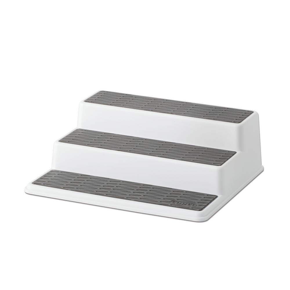 Copco 10 In Gray Non Skid 3 Tier Cabinet Organizer 2555 0189