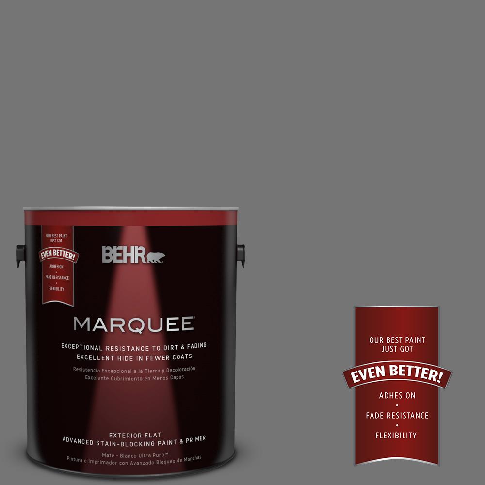 BEHR Premium Plus 1gal. N5205 Iron Mountain Flat Exterior Paint