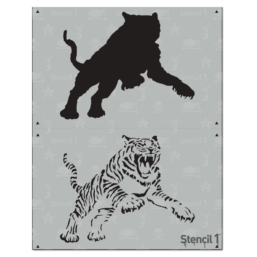 Stencil1 Tiger 2 Layer Stencil-S1_2L_11 - The Home Depot