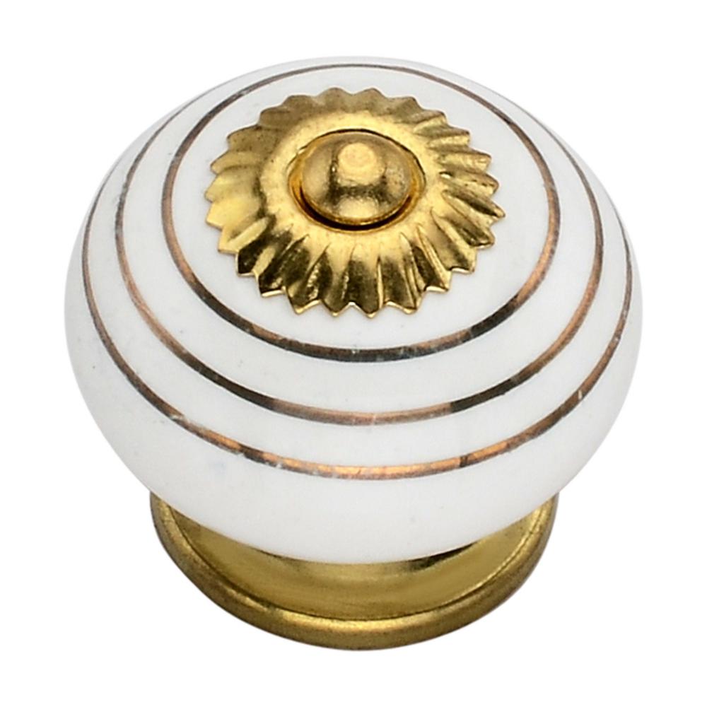 44 mm 5 Pack Mascot Hardware CK351-5 Heart 1-37//50 Cabinet Knob White