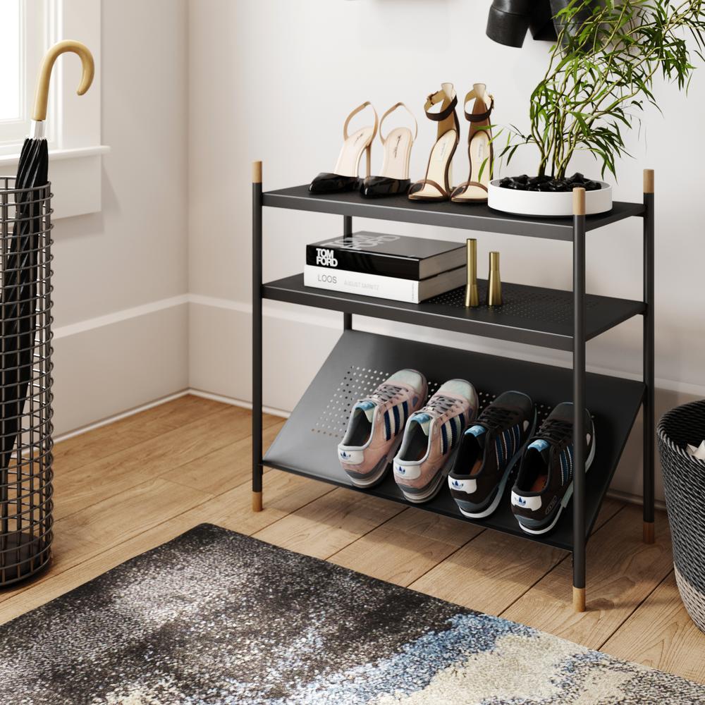 enclosed shoe rack