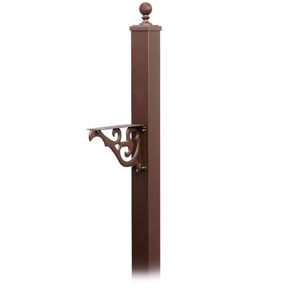Salsbury Industries Victorian In Ground Mounted Decorative Mailbox Salsbury Industries Victorian In Ground Mounted Decorative Mailbox Post Bronze