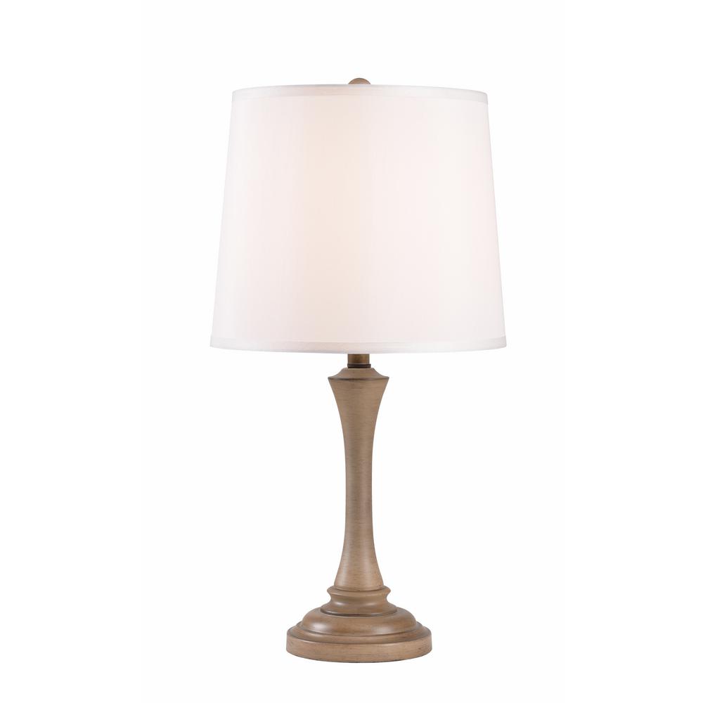 Kenroy Home Acacia 26 In Wood Grain Table Lamp With White Fabric Shade Kenroy Home Acacia 26 In Wood Grain Table Lamp With White Fabric Shade