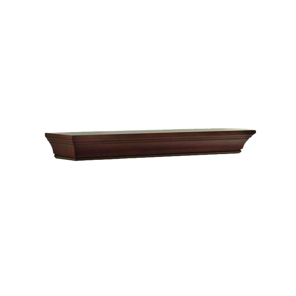 Home Decorators Collection 36 in. W x 36 in. L Chestnut Decorative Beveled Shelf was $49.99 now $29.99 (40.0% off)