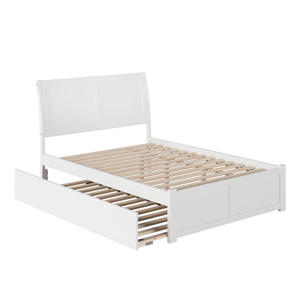 Atlantic Furniture Portland Full Platform Bed with Flat Panel Foot ...