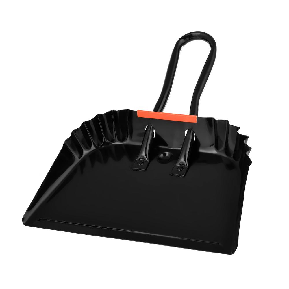 Alpine Industries 14 in. Black HeavyDuty Metal Dust Pan499912 The