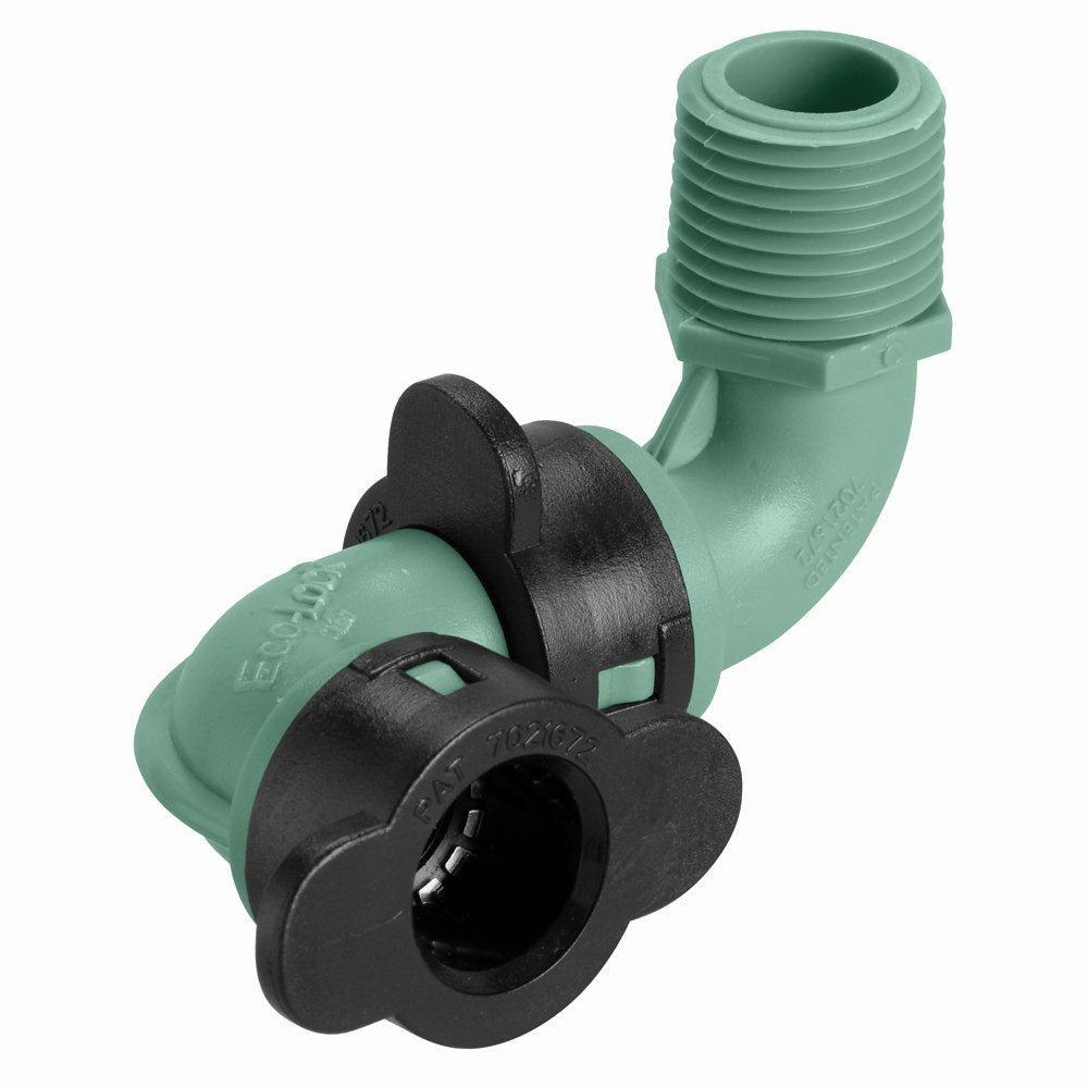 Orbit 1/2 in. x 1/2 in. MPT EcoLock Swing Joint37594 The Home Depot