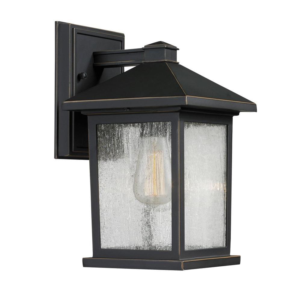 Filament Design Malone 1-Light Oil-Rubbed Bronze Outdoor Sconce-CLI ...