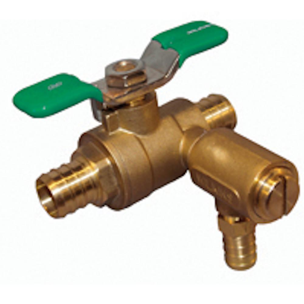 Zurn 3/4 in. Dia x 3 in. L Bronze Full Port Ball Valve34BVECXL125CF