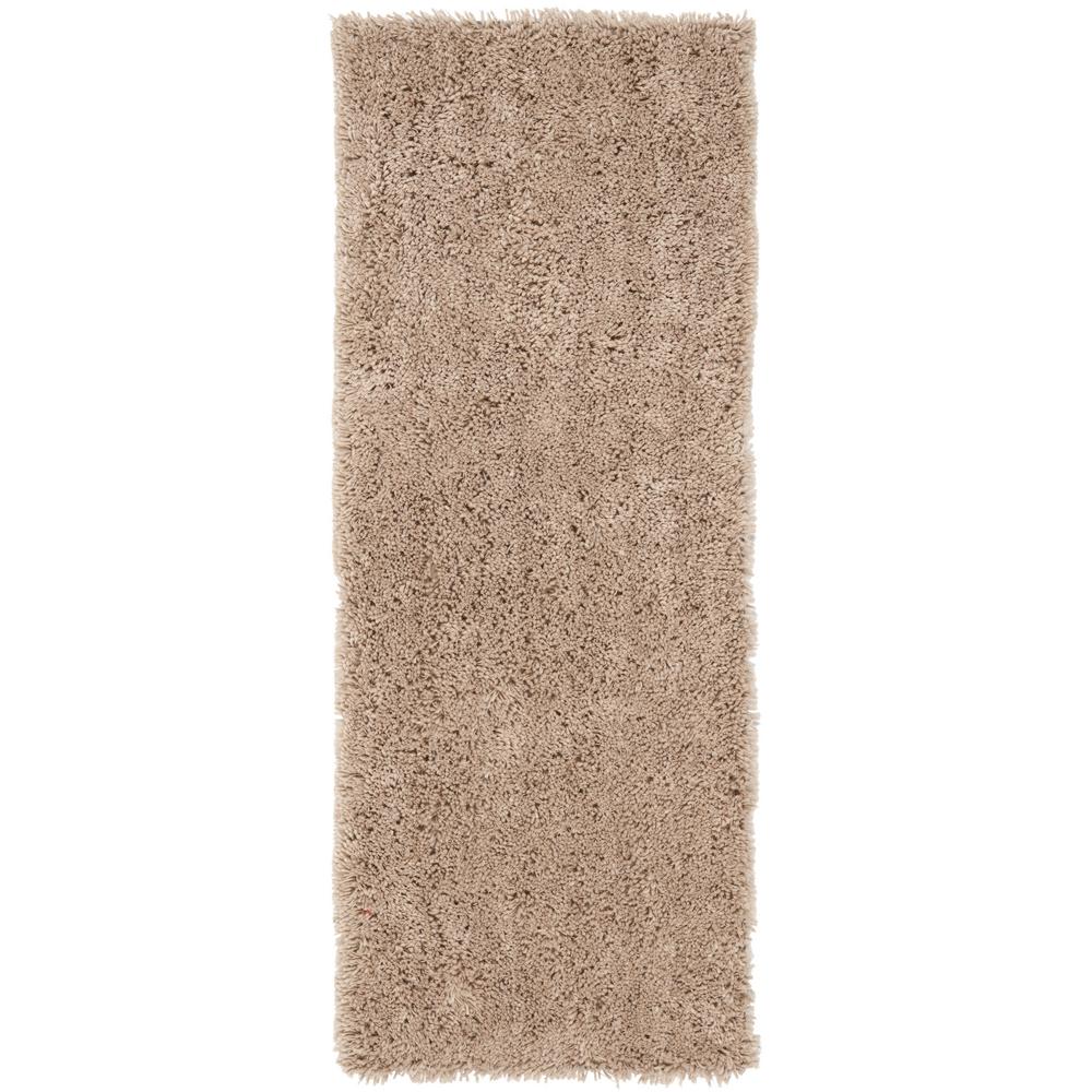 Safavieh Classic Shag Ultra Taupe 2 ft. x 6 ft. Runner RugSG240D26