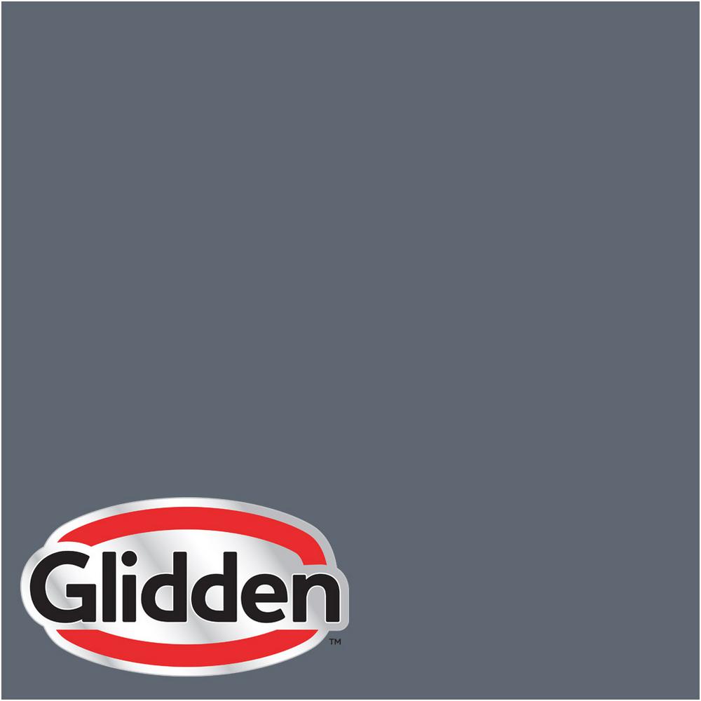 Glidden Premium 5 Gal Hdgcn47 Blue Grey Slate Eggshell Interior Paint With Primer