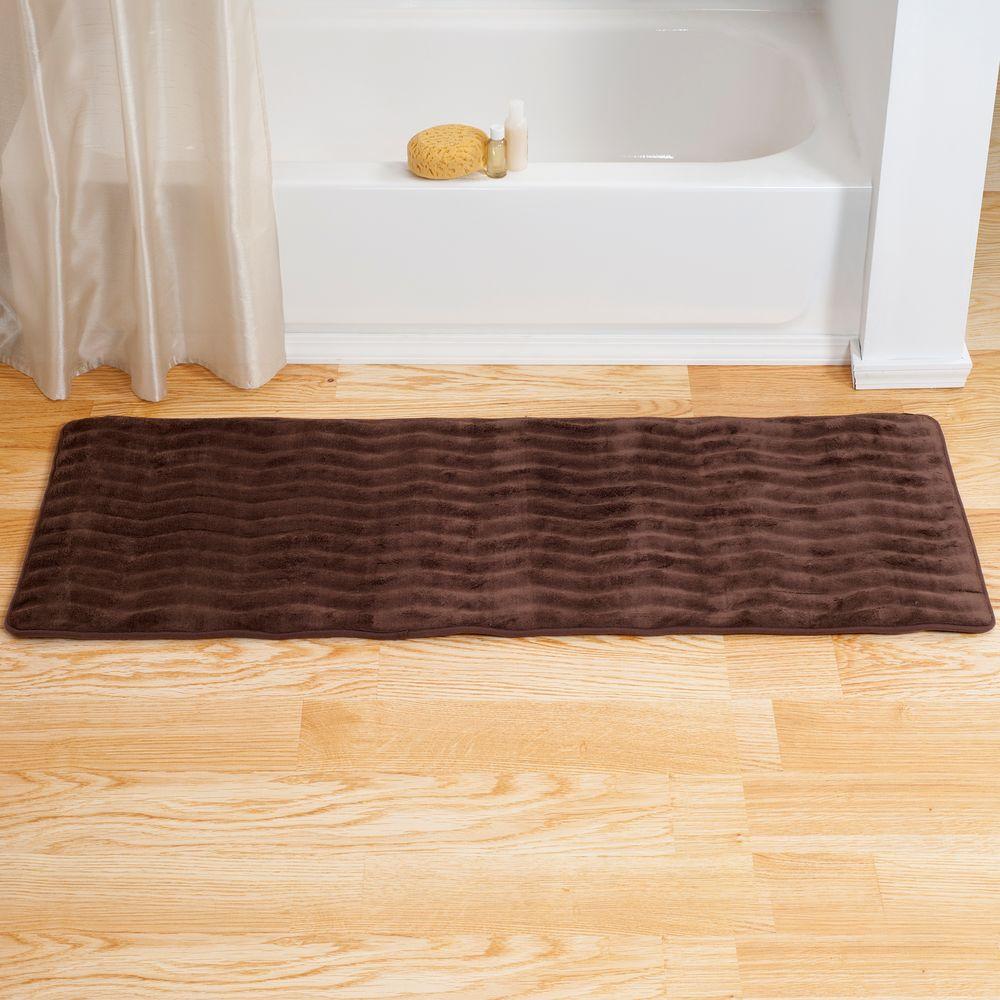 chocolate bath mat