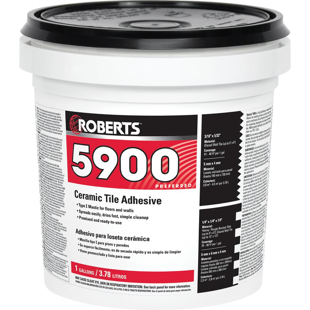 Roberts 1 Gal. Ceramic Tile Adhesive-5900-1 - The Home Depot