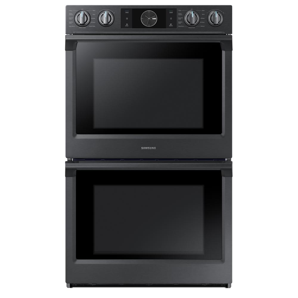 Gliding Roll Out Racks Double Electric Wall Ovens Double Electric Wall Oven With Steam Cook Flex Duo And Dual Convection