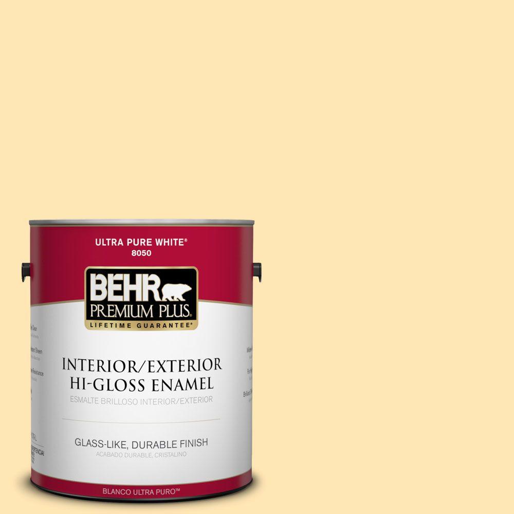 BEHR MARQUEE 1gal. P2603 Vanilla Ice Cream SemiGloss Enamel