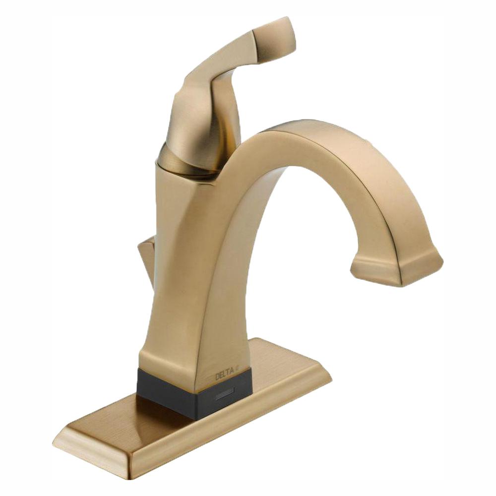 Delta Dryden Single Hole Single Handle Bathroom Faucet With Touch O Xt