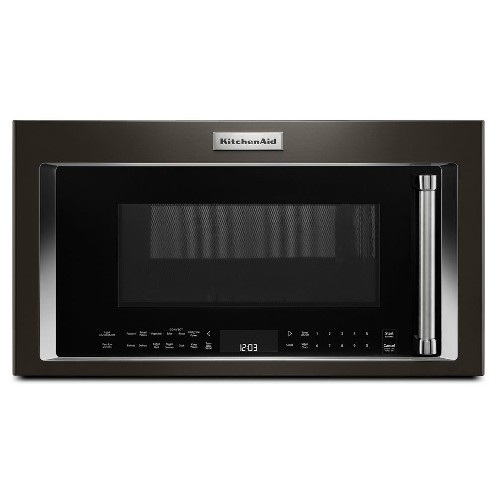 KitchenAid 1.9 cu. ft. Over the Range Convection Microwave in Black