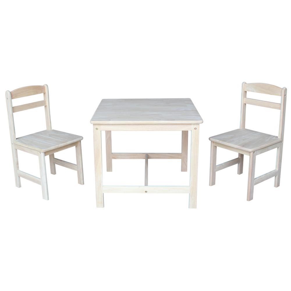 lätt children's table and 2 chairs