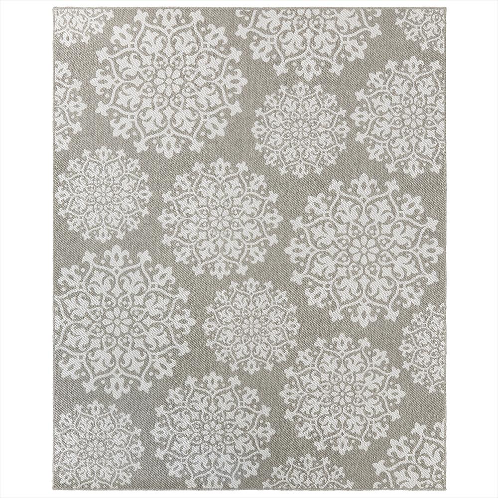 Mohawk Home Sanibel Silver 8 Ft X 10 Area Rug 006004 The Mohawk Home Sanibel Silver 8 Ft X 10 Area Rug