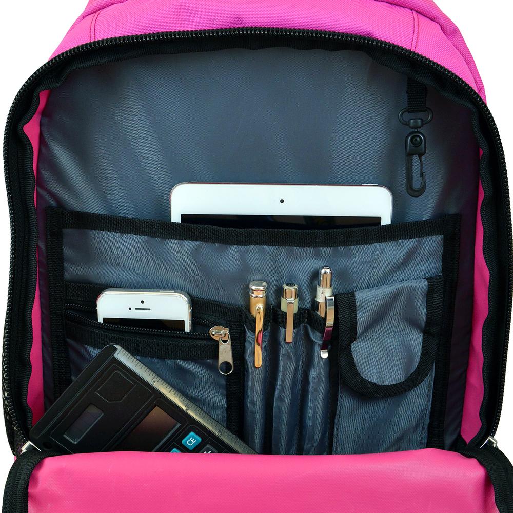 NCAA Laptop Backpack Pink 19-inches