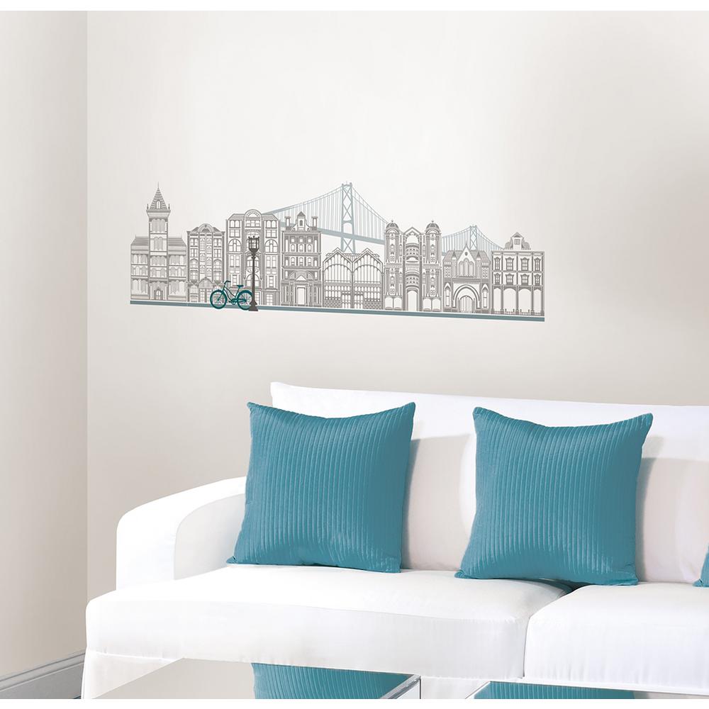 Wall Pops 17.25 in. x 19.5 in. Breathe Wall Decal WPQ2154 The Home Depot