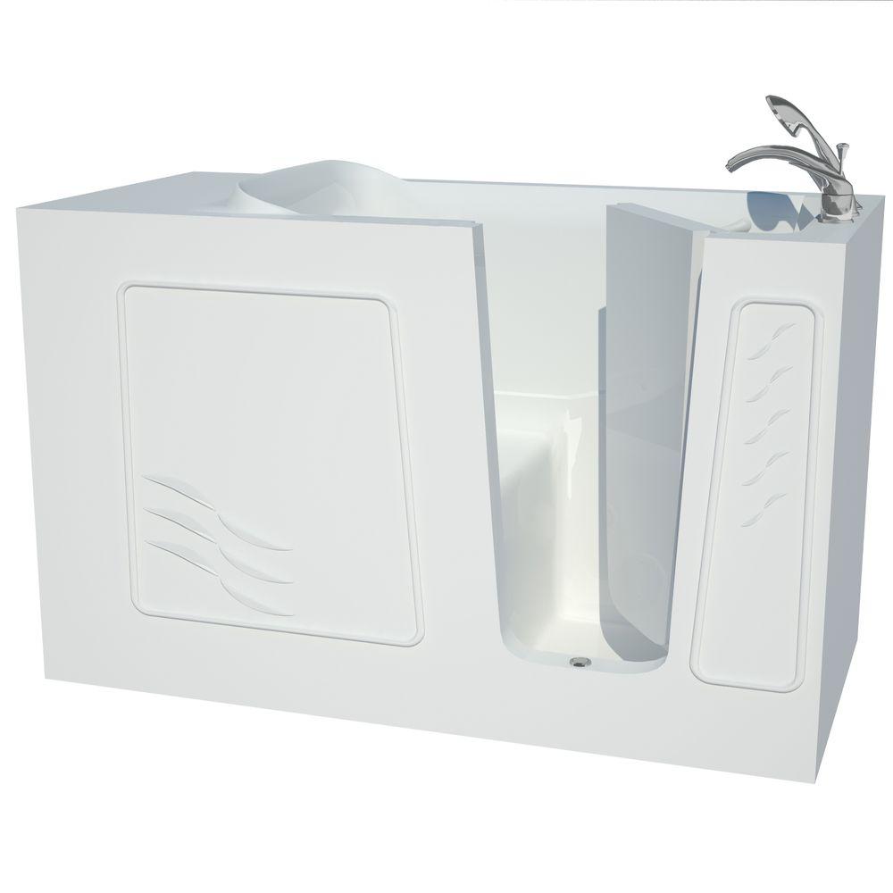 Universal Tubs 5 ft. Right Drain Walk-In Bathtub in White ...