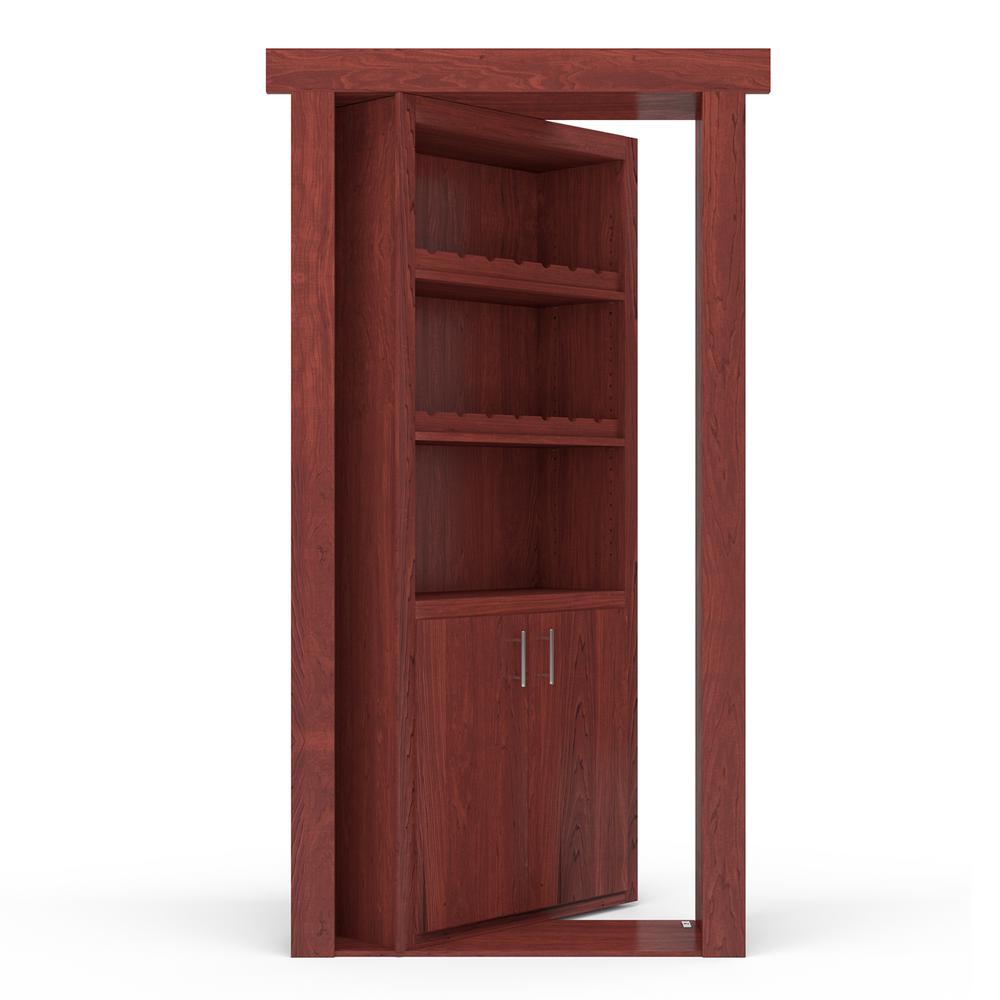 The Murphy Door 32 In X 80 In Flush Mount Assembled Maple Cherry