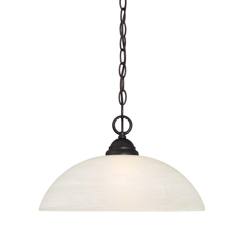 Designers Fountain Kendall 1 Light Oil Rubbed Bronze Down Pendant