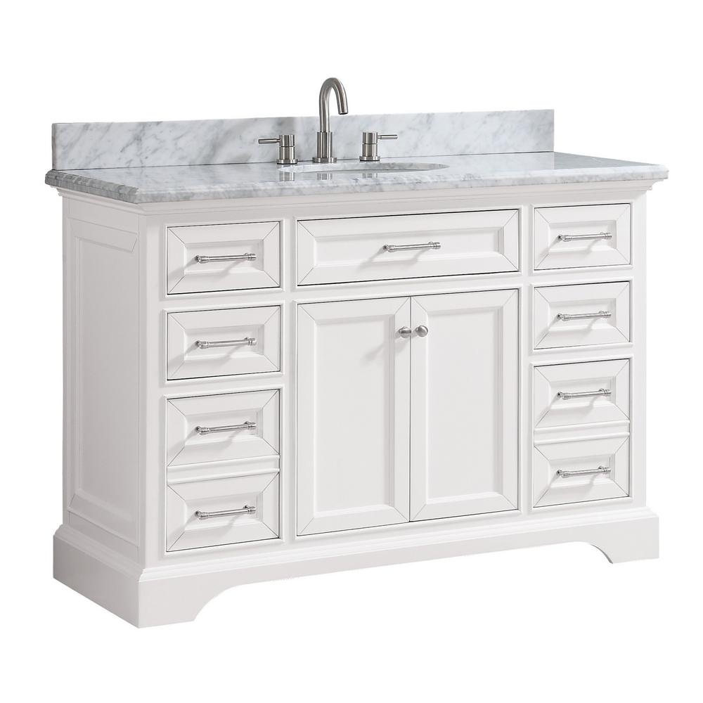 Home Decorators Collection Windlowe 49 in. W x 22 in. D x 35 in. H Bath ...