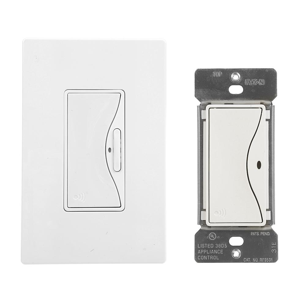 Lutron Caseta Wireless Smart Lighting Lamp Dimmer And Remote Kit Aspire Z Wave Anyplace Kit Rf9575aw Switch And Rf9501aw Alpine White