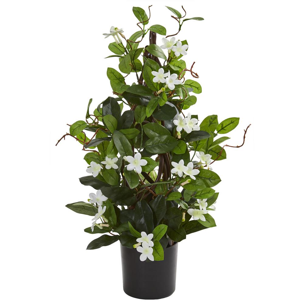 Nearly Natural Indoor 24 Stephanotis Artificial Climbing Plant8163WH