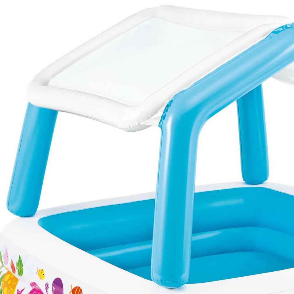 intex sun shade inflatable pool