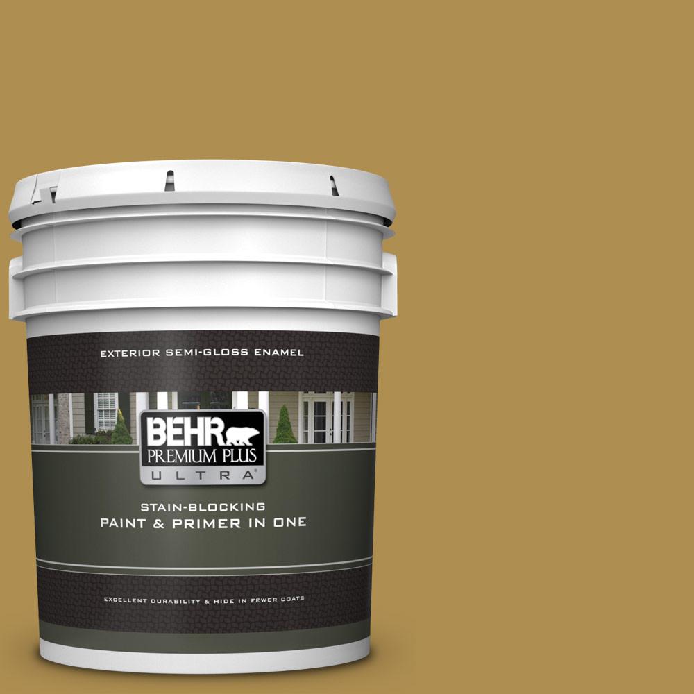 Behr Premium Plus Ultra 5 Gal 350d 6 Bronze Green Semi Gloss 350d 6 Bronze Green Semi Gloss
