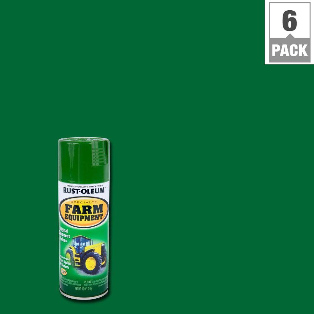 Rust-Oleum Specialty 12 oz. John Deere Green Farm Equipment Spray ...